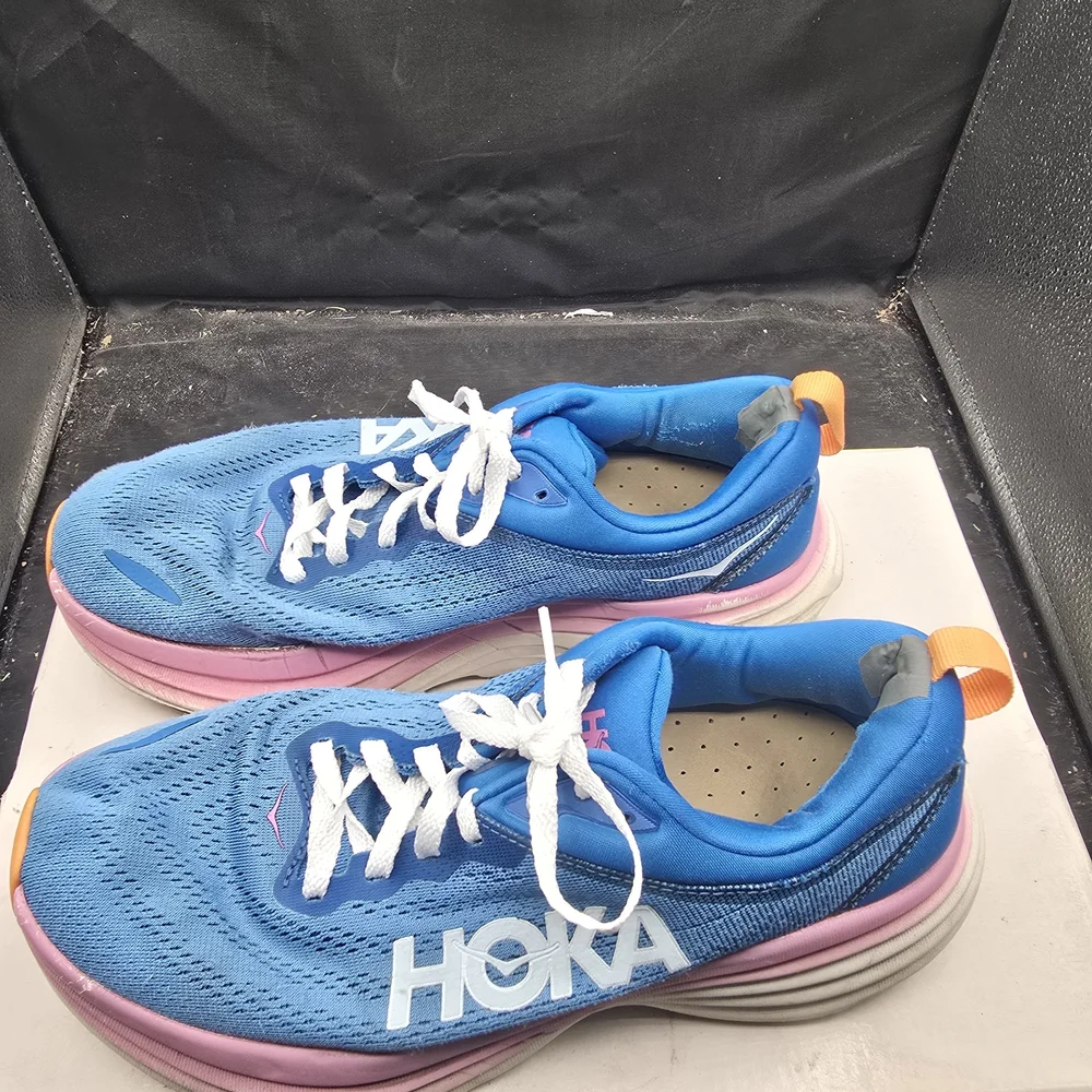 Hoka Vibrant Blue Sneakers with‎ White Details